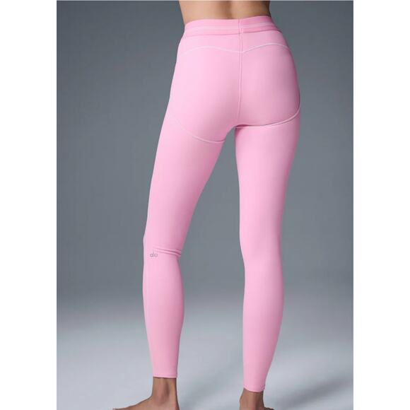 Alo Airbrush High-Waist Heart Throb Legging L - Picture 8 of 10